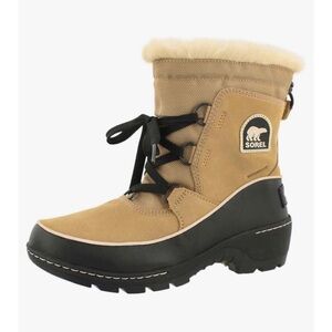 Size 8 Sorel Women's Waterproof Leather Tivoli III Boot Curry Black